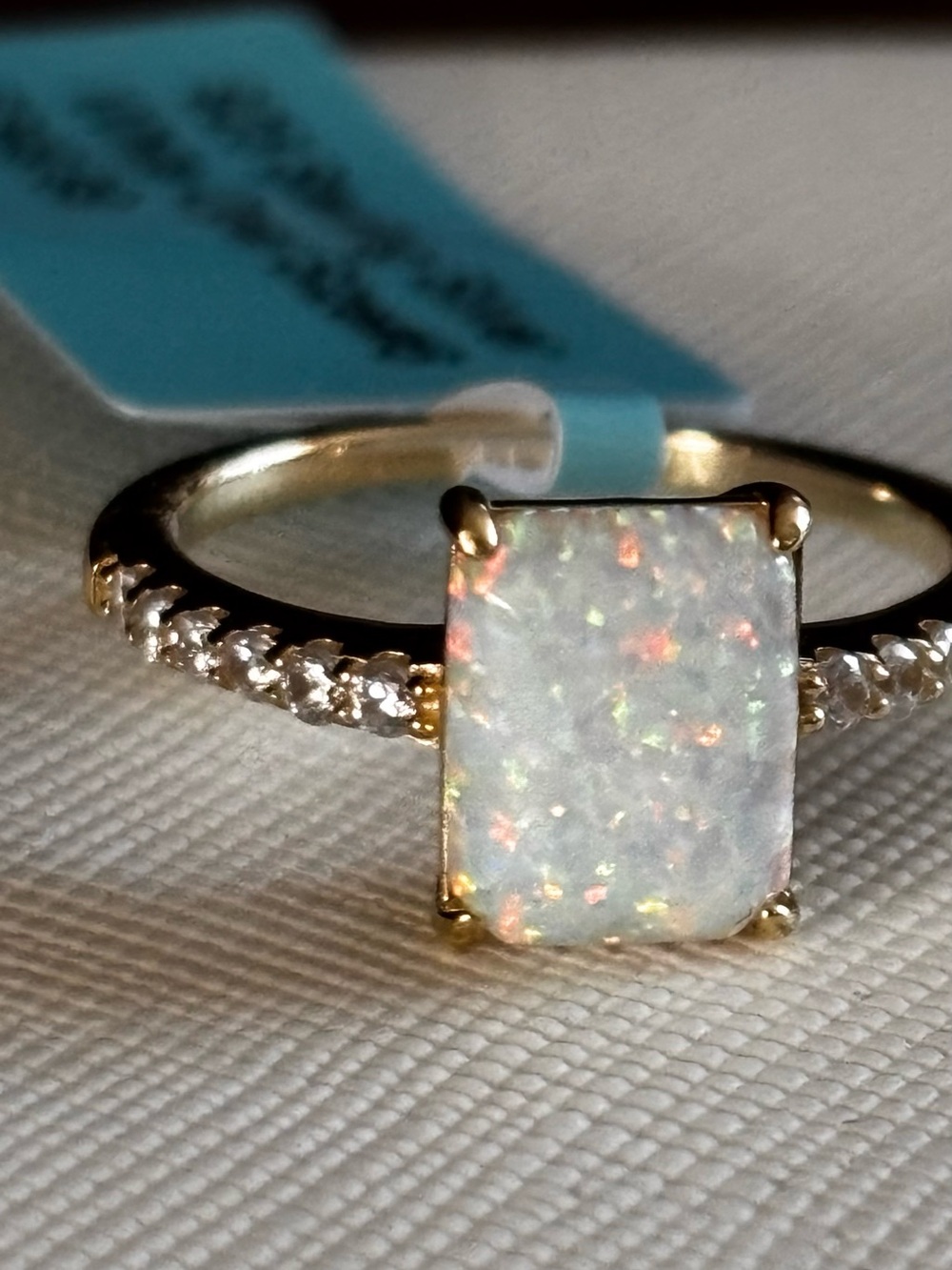 Lab Opal gold over Sterling Silver 925